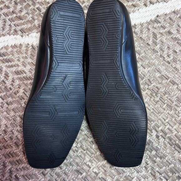 Softwalk Black Vellore Flats Sz 7 Wide - Picture 4 of 7